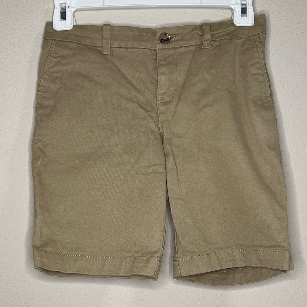 Youth girl’s khaki shorts